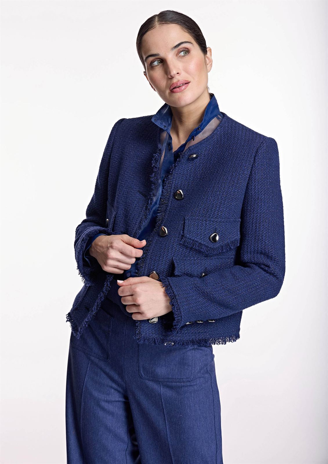 ALBA CONDE Chaqueta Chanel Azul - Imagen 3