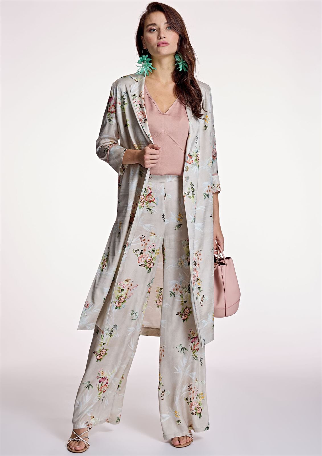 ALBA CONDE Kimono Estampado Floral - Imagen 1