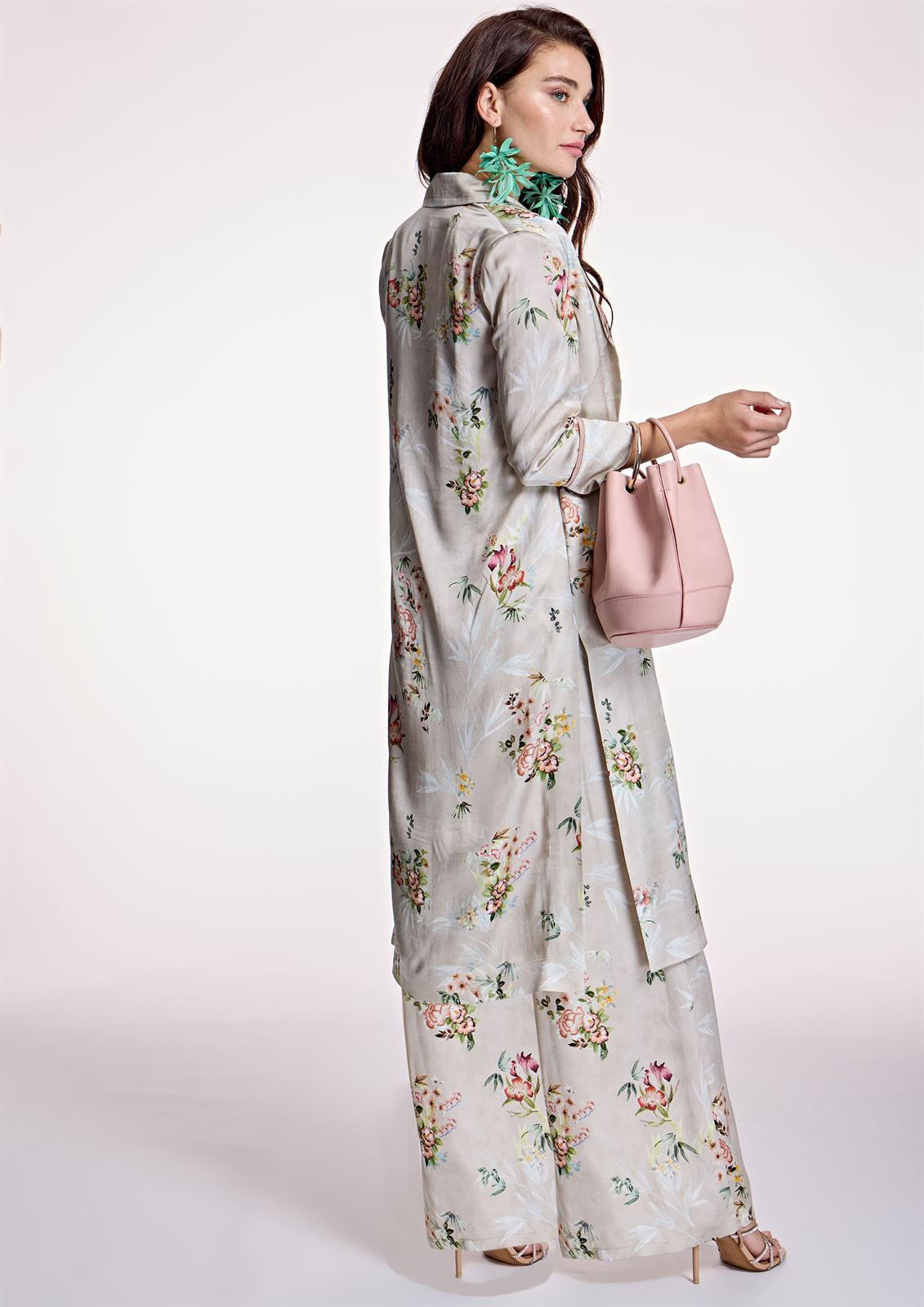 ALBA CONDE Kimono Estampado Floral - Imagen 4