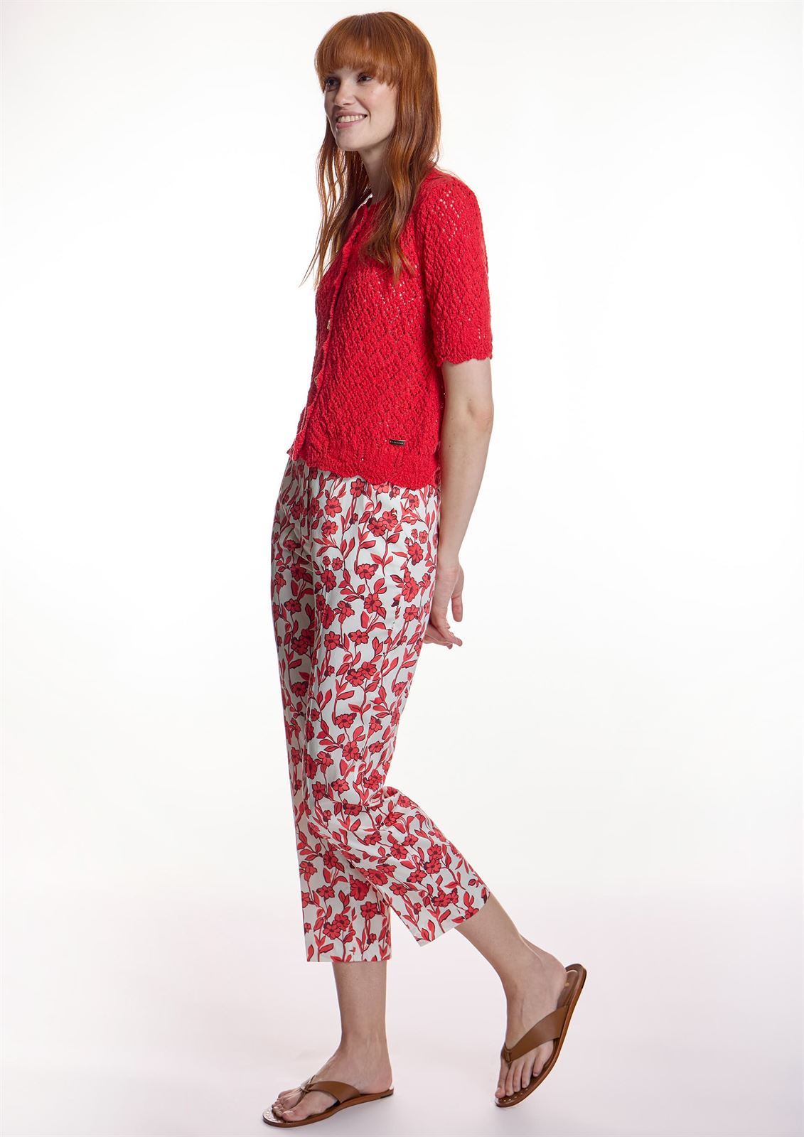 ALBA CONDE Pantalón Estampado Floral - Imagen 3