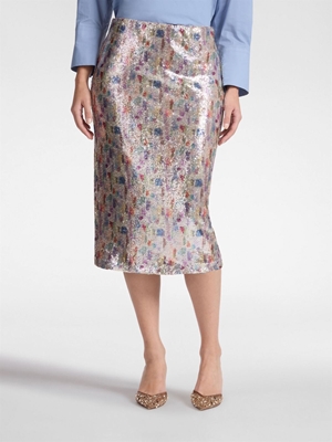 ELENA MIRÓ Falda de Tul con Lentejuelas - Imagen 2