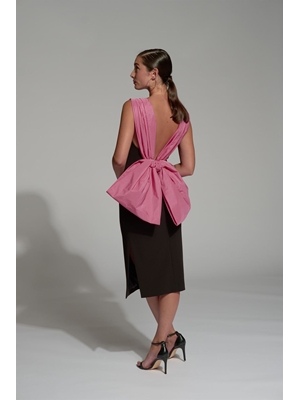 MOSKADA Vestido LLANES Lazo Grande - Imagen 2