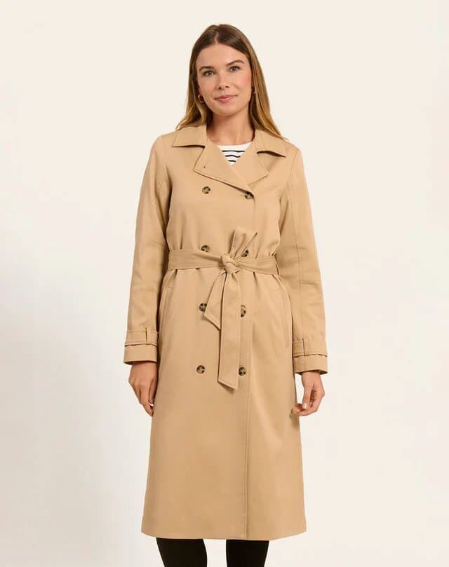 NAF NAF Gabardina Rita Beige - Imagen 2