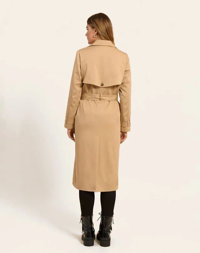 NAF NAF Gabardina Rita Beige - Imagen 3