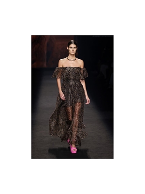 PERTEGAZ Vestido Animal Print - Imagen 2